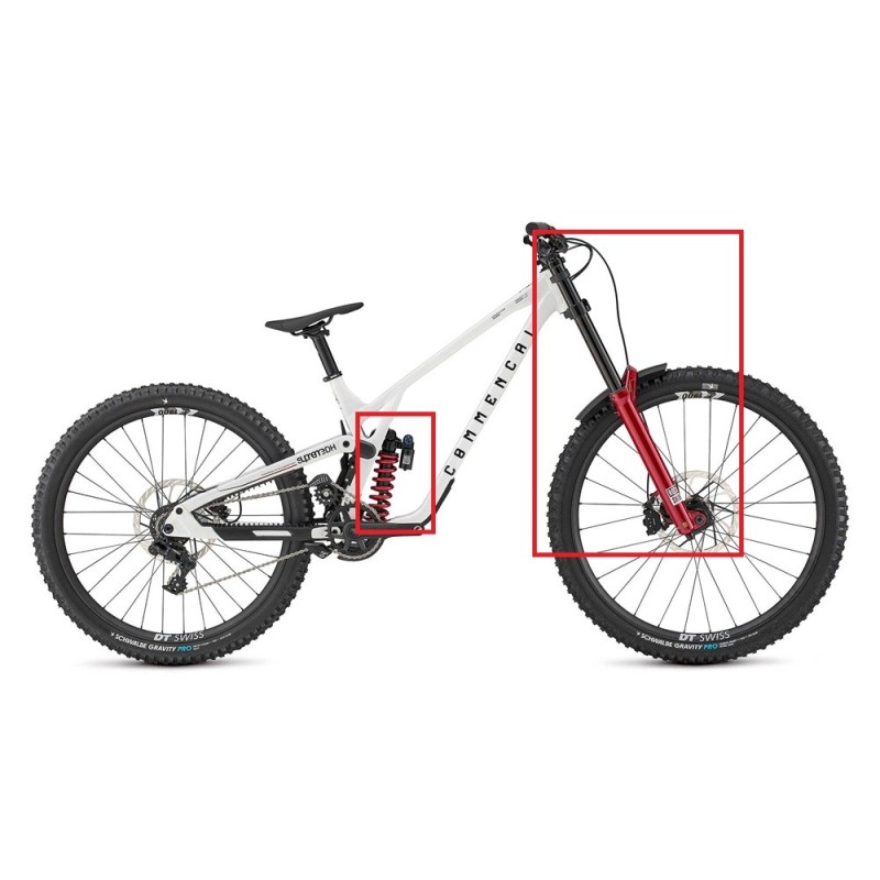 RockShox DH onderhoudspakket – Boxxer & Super Deluxe | Bikemeca België