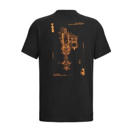 FOX Schematic T-Shirt, black/orange, L
